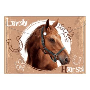 Obal PP s patentkou A4, Lovely Horse