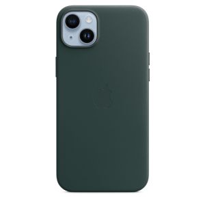 iPhone 14+ Leather Case with MagSafe-Forest Green MPPA3ZM/A