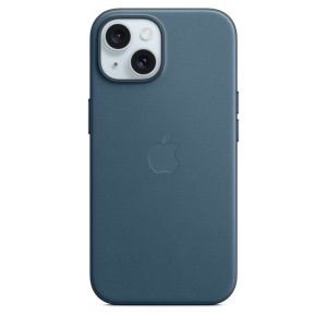 iPhone 15 FineWoven Case with MS - Pacific Blue MT3G3ZM/A