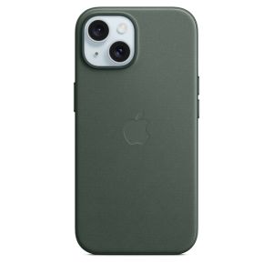 iPhone 15 FineWoven Case with MS - Evergreen MT3J3ZM/A