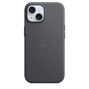 iPhone 15+ FineWoven Case with MS - Black MT423ZM/A