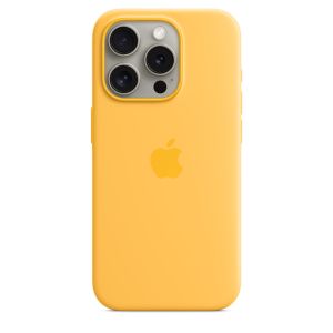 iPhone 15 Pre Silicone Case with MS - Sunshine MWNK3ZM/A