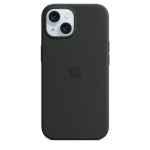 iPhone 15 + Silicone Case with MagSafe - Black MXQR3ZM/A