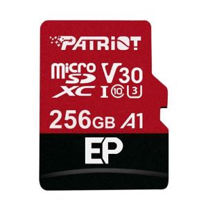 Patriot V30 A1/micro SDXC/256GB/UHS-I U3 / Class 10/+ Adaptér PEF256GEP31MCX