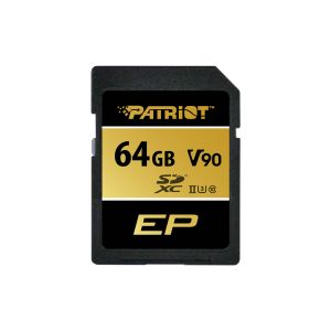 Patriot V90/SDXC/64GB/UHS-II U3/Class 10/+ Adaptér PEF64GEP92SDX