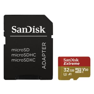 SanDisk Extreme/micro SDHC/32GB/UHS-I U3 / Class 10/+ Adaptér SDSQXAF-032G-GN6MA