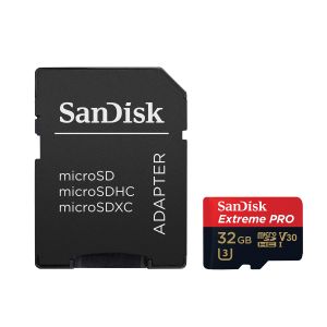 SanDisk Extreme PRO/micro SDHC/32GB/UHS-I U3 / Class 10/+ Adaptér SDSQXCG-032G-GN6MA