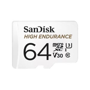 SanDisk High Endurance/micro SDXC/64GB/UHS-I U3 / Class 10/+ Adaptér SDSQQNR-064G-GN6IA