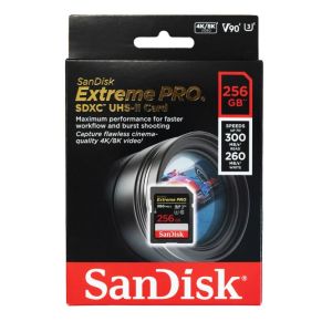 SanDisk Extreme PRO/SDXC/256GB/UHS-II U3 ??/ Class 10 SDSDXDK-256G-GN4IN