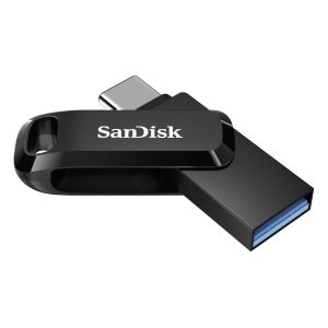 SanDisk Ultra Dual Drive Go/64 GB/USB 3.1/USB-A + USB-C/Čierna SDDDC3-064G-G46