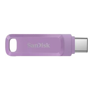 SanDisk Ultra Dual Drive Go/128 GB/USB 3.2/USB-A + USB-C/Fialová SDDDC3-128G-G46L