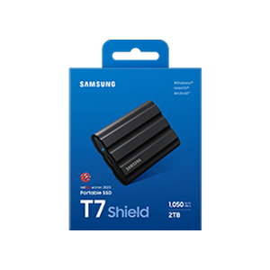 Samsung T7 Shield/2TB/SSD/Externý/2.5"/Čierna/3R MU-PE2T0S/EU