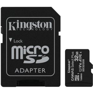 Kingston Canvas Select Plus A1/micro SDHC/32GB/UHS-I U1/Class 10/+ Adaptér SDCS2/32GB