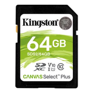 Kingston Canvas Select Plus U1/SDXC/64GB/UHS-I U1 / Class 10 SDS2/64GB