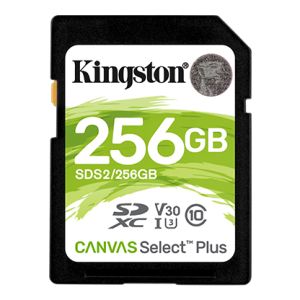 Kingston Canvas Select Plus U3/SDXC/256GB/UHS-I U3/Class 10 SDS2/256GB