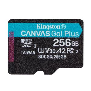 Kingston Canvas Go Plus A2/micro SDXC/256GB/UHS-I U3 / Class 10 SDCG3/256GBSP