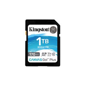 Kingston Canvas Go Plus/SDXC/1TB/UHS-I U3 / Class 10 SDG3/1TB