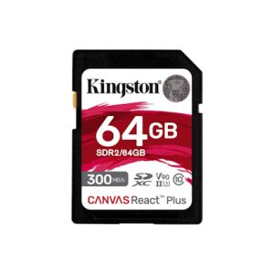 Kingston Canvas React Plus/SDXC/64GB/UHS-II U3/Class 10 SDR2/64GB