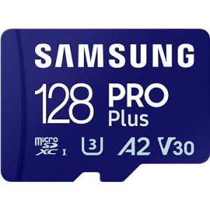 Samsung/micro SDXC/128GB/USB 3.0/USB-A/Class 10/+ Adaptér/Modrá MB-MD128SB/WW