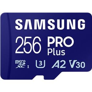 Samsung/micro SDXC/256GB/USB 3.0/USB-A/Class 10/+ Adaptér/Modrá MB-MD256SB/WW