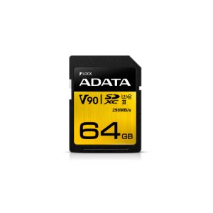 Adata/SDXC/64GB/UHS-II U3 ??/ Class 10 ASDX64GUII3CL10-C