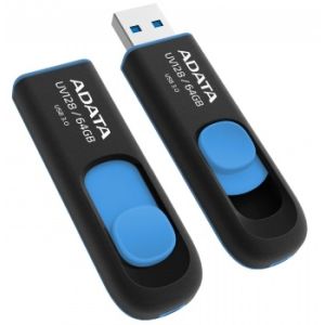 ADATA UV128/64GB/USB 3.0/USB-A/Modrá AUV128-64G-RBE