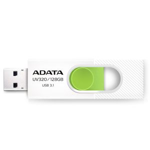 ADATA UV320/128GB/USB 3.2/USB-A/Biela AUV320-128G-RWHGN