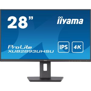 iiyama ProLite/XUB2893UHSU-B5/28"/IPS/4K UHD/60Hz/3ms/Black/3R XUB2893UHSU-B5