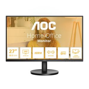 AOC/U27B3A/27"/IPS/4K UHD/60Hz/4ms/Black/3R U27B3A