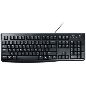 Logitech K120/Drátová USB/US layout/Čierna 920-002479