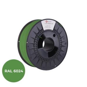 Tlačová struna (filament) C-TECH PREMIUM LINE, PLA, dopravná zelená, RAL6024, 1,75mm, 1kg 3DF-P-PLA1.75-6024