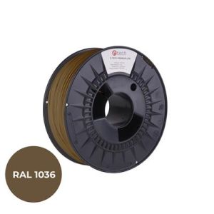 Tlačová struna (filament) C-TECH PREMIUM LINE, PLA, perleťová zlatá, RAL1036, 1,75mm, 1kg 3DF-P-PLA1.75-1036