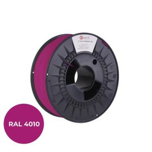 Tlačová struna (filament) C-TECH PREMIUM LINE, PLA, telekomunikačná fialová, RAL4010, 1,75mm, 1kg 3DF-P-PLA1.75-4010