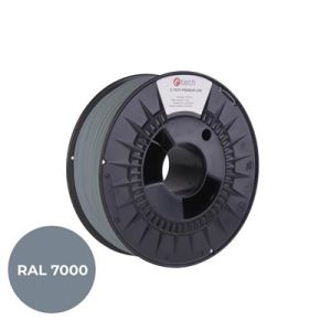 Tlačová struna (filament) C-TECH PREMIUM LINE, PLA, veverčia šedá, RAL7000, 1,75mm, 1kg 3DF-P-PLA1.75-7000