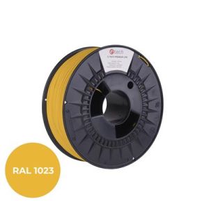 Tlačová struna (filament) C-TECH PREMIUM LINE, ABS, dopravná žltá, RAL1023, 1,75mm, 1kg 3DF-P-ABS1.75-1023