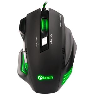 C-TECH Akantha/Herná/Optická/Pre pravákov/2 400 DPI/Drátová USB/Čierna GM-01G