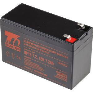 Akumulátor T6 Power NP12-7.2, 12V, 7,2Ah T6UPS0024