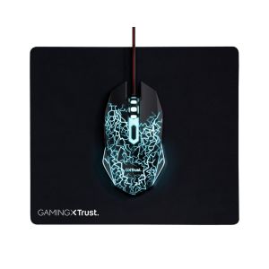 TRUST BASICS GAMING MOUSE & PAD 24752