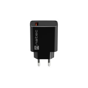 Univerzálna nabíjačka Natec RIBERA 18W 1X USB-A, čierna NUC-2058