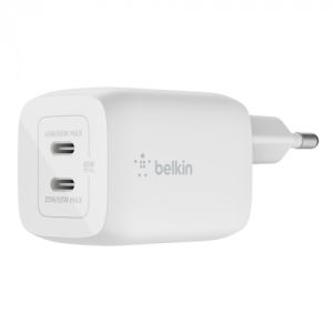 Belkin 65W dual napájací adaptér biely WCH013vfWH