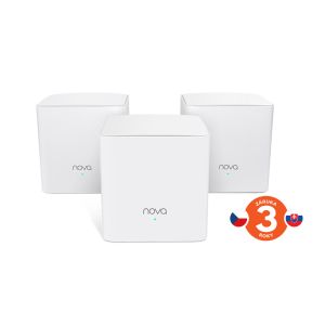 Tenda Nova MW5c (3-pack) WiFi AC1200 Mesh Gigabit systém Dual Band, 6x GLAN/GWAN, SMART SK aplikácie 75011848