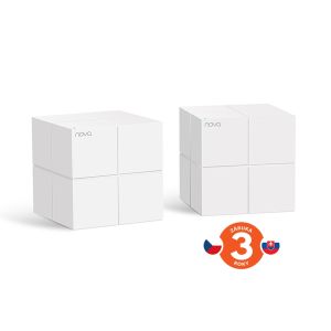 Tenda Nova MW6 (2-pack) WiFi AC1200 Mesh Gigabit systém, MU-MIMO, 4x GLAN/GWAN, SMART SK aplikácie 75011870