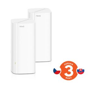 Tenda Nova EX12 (2-pack) WiFi6 AX3000 Mesh Gigabit systém, 6xGLAN/GWAN, WPA3, VPN, SMART SK aplikácie 75012004