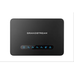 Grandstream HT814 (ATA), 4x FXS, 2 SIP profily, 1x Gbit LAN, NAT router, 3-cestná konf. HT814