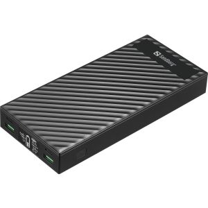 Sandberg Powerbank 2xUSB-C PD100W 30000mAh, čierna 420-87