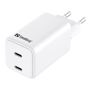 Sandberg AC Charger Dual USB-C PD65W EU 441-56