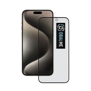 OBAL:ME Privacy 5D Tvrdené Sklo pre Apple iPhone 15 Pre Max Black 8596311253553