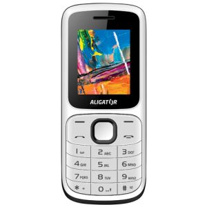 ALIGATOR D210 Dual sim bielo-čierny AD210WB