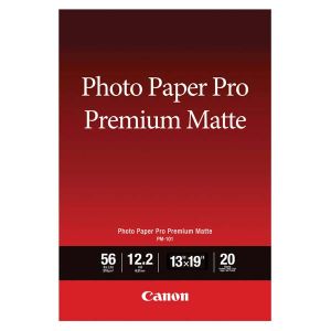 Canon Photo paper premium matte, PM-101, foto papier, matný, 8657B007, biely, A3+, 13x19", 210 g/m2, 20 ks, atramentový