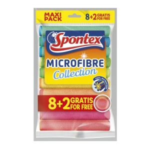 Utierky Spontex Microfibre 8 + 2 ZDARMA